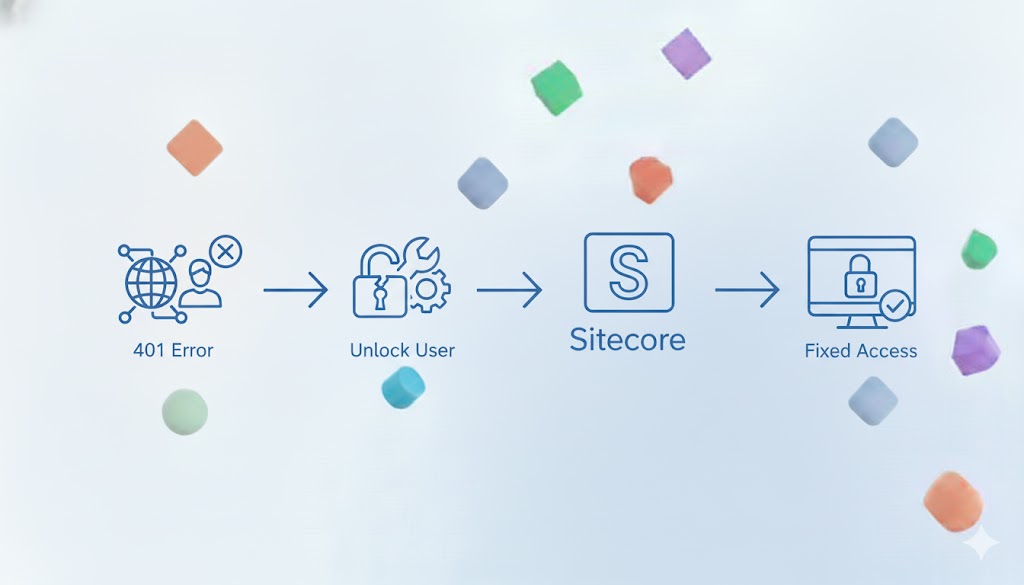 How to Fix Status Code 401 Error on SXA Commands or Unlock Sitecore Admin User
